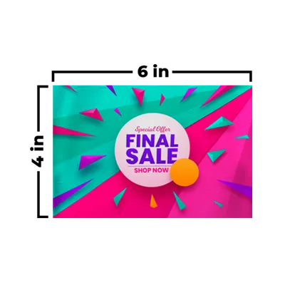 6 x 4 in - Custom Phone Wallets Now