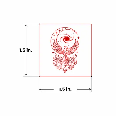 1.5 in x 1.5 in