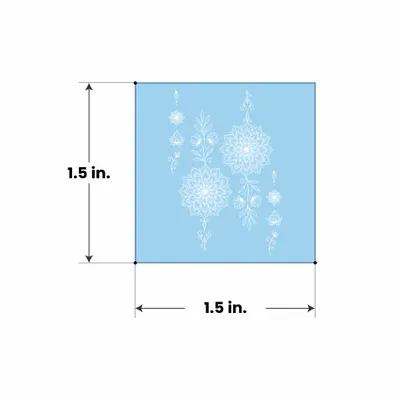1.5 in x 1.5 in