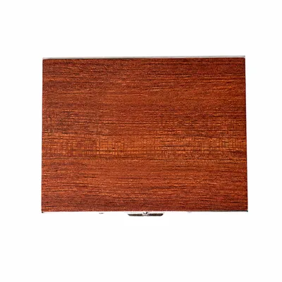 Bubinga with Silver Frame - Custom Phone Wallets Now