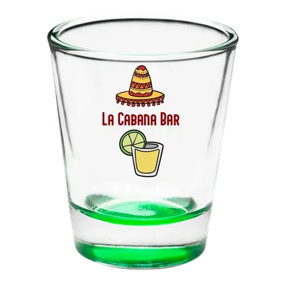 Clear Glass Shot Glass - Custom Phone Wallets Now