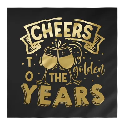 Custom Foil Stamped Beverage Napkin - Custom Phone Wallets Now