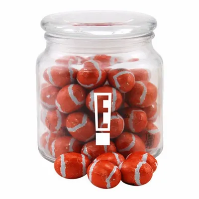 Jar with Chocolate Footballs - SG400 - Custom Phone Wallets Now
