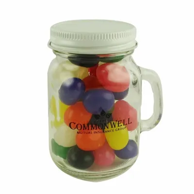 Glass Mini Mason Jars - Jelly Beans - Custom Phone Wallets Now