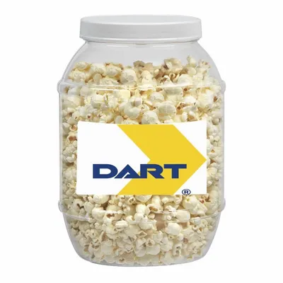 Large Plastic Jar - Butter Popcorn - Custom Phone Wallets Now