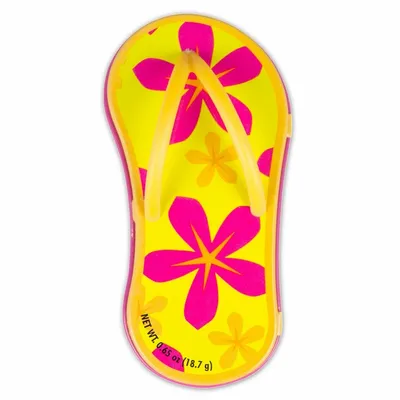 Floral Orange Flip Flop Mint Tin - Custom Phone Wallets Now