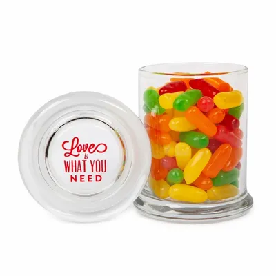 Glass Gourmet Jar - Mike & Ikes - Custom Phone Wallets Now