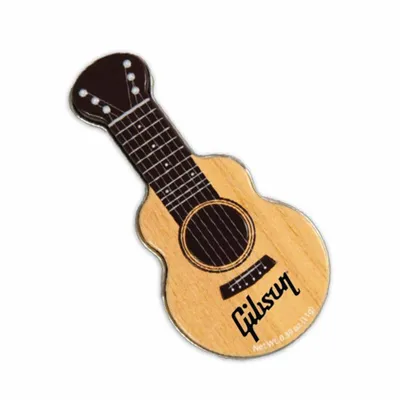 Original Acoustic Guitar Shaped Mint Tin - Custom Phone Wallets Now
