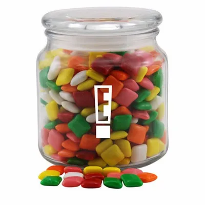 Jar with Mini Chicklets Gum - SG400 - Custom Phone Wallets Now