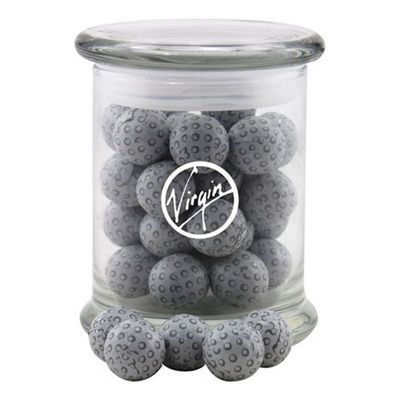 Jar with Chocolate Golf Balls - SG700