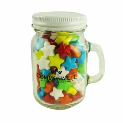 Glass Mini Mason Jars - Starzmania - Custom Phone Wallets Now