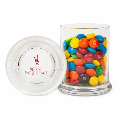 M&M'S® in Glass Gourmet Jar - Custom Phone Wallets Now