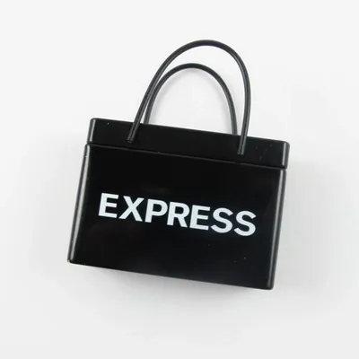 Black Shopping Bag Tin - Custom Phone Wallets Now