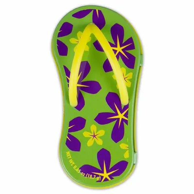 Floral Green Flip Flop Mint Tin - Custom Phone Wallets Now