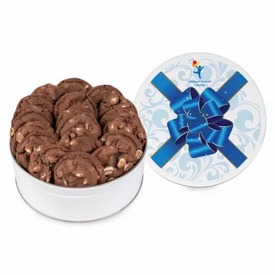Fresh Beginnings Chocolate Double Chip Cookie Tin - Custom Phone Wallets Now