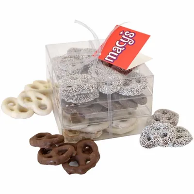 3 Way Pretzel Stack Acetate Tower - TRB801 - Custom Phone Wallets Now