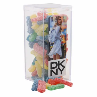 Acrylic Box with Sour Patch Kids - Medium - Custom Phone Wallets Now