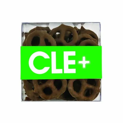 Square Acetates - Milk Chocolate Mini Pretzels - Custom Phone Wallets Now