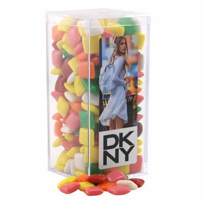 Acrylic Box with Mini Chicklets - Medium - Custom Phone Wallets Now