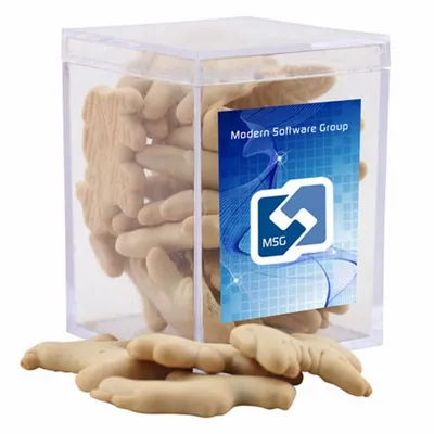 Acrylic Box with Animal Crackers - Small - Custom Phone Wallets Now