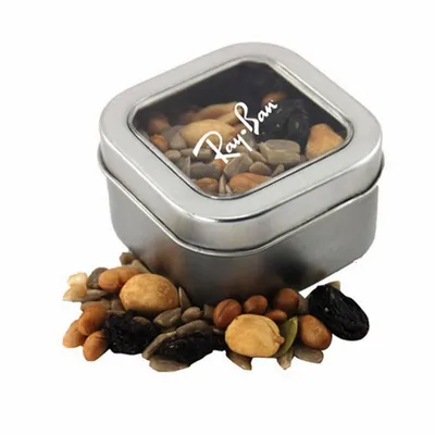 Window Tin with Trail Mix - SBF2500 - Custom Phone Wallets Now