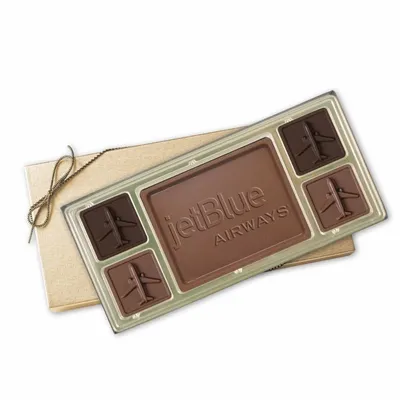 Custom Chocolate Squares Gift Box (6 1/2oz.) - Custom Phone Wallets Now