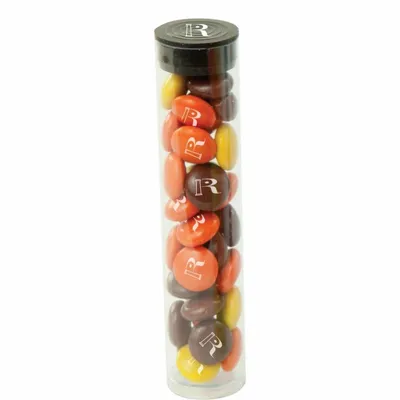 Mini Tube with Imprinted Reese's Pieces - Custom Phone Wallets Now