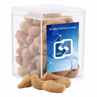 Acrylic Box with Cashews - Small - Custom Phone Wallets Now