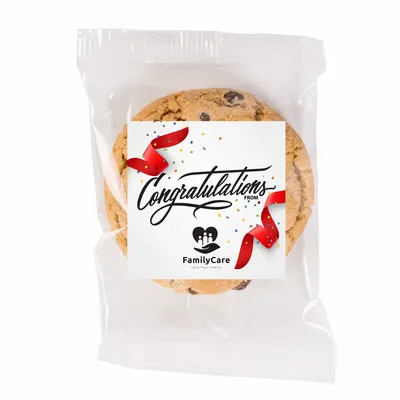 Fresh Beginnings Individually Wrapped Chocolate Chip Cookie - Custom Phone Wallets Now