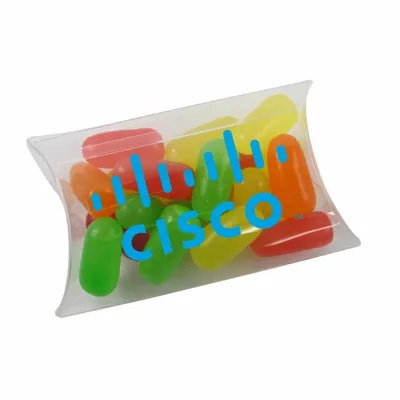 Small Pillow Acetate Box with Mike & Ike's - Custom Phone Wallets Now