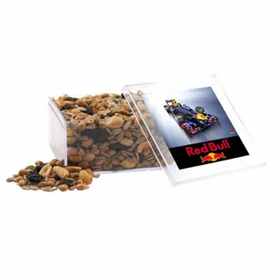 Acrylic Box with Trail Mix - Large - Custom Phone Wallets Now