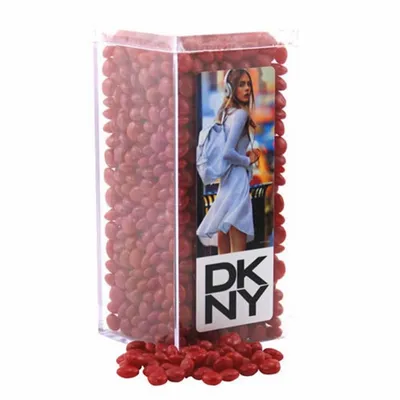 Acrylic Box with Red Hots - Medium - Custom Phone Wallets Now