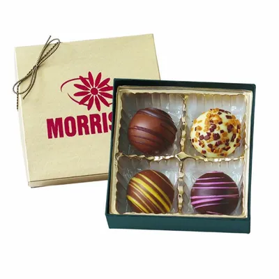 Truffle Gift Box with 4 Truffles - Custom Phone Wallets Now
