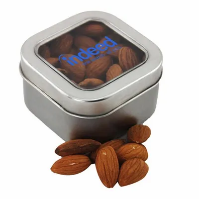 Window Tin with Almonds - SBF2500 - Custom Phone Wallets Now