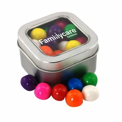 Window Tin with Gumballs - SBF2500 - Custom Phone Wallets Now