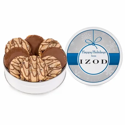 Fresh Beginnings Dreamy Drizzle Chocolate Chip Cookie Tin (Small) - Custom Phone Wallets Now