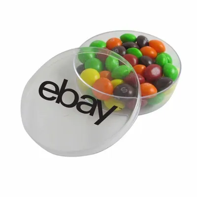 Small Round Acrylic with Skittles - Custom Phone Wallets Now