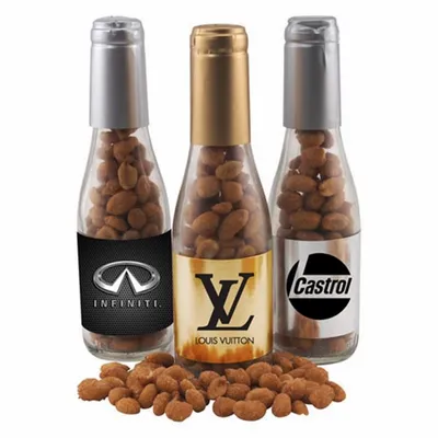 Champagne Bottle - Honey Roasted Peanuts 8" - Custom Phone Wallets Now