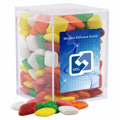 Acrylic Box with Mini Chicklets - Small - Custom Phone Wallets Now