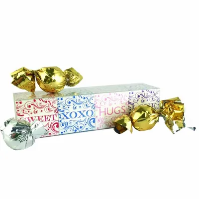 4 Cube Acetate Gift Box with Truffles - Custom Phone Wallets Now