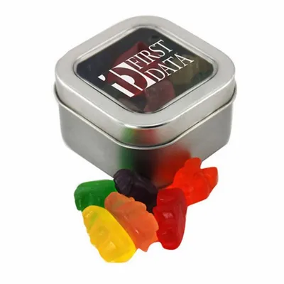 Window Tin with Gummy Bears - SBF2500 - Custom Phone Wallets Now