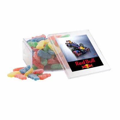 Acrylic Box with Sour Patch Kids - Large - Custom Phone Wallets Now