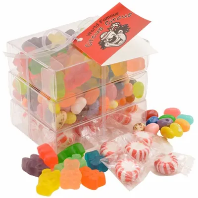 3 Way Candy Stack Acetate Tower - TRB901 - Custom Phone Wallets Now