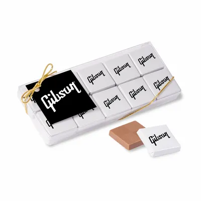 Twenty Piece Chocolate Foiled Square Box - Custom Phone Wallets Now