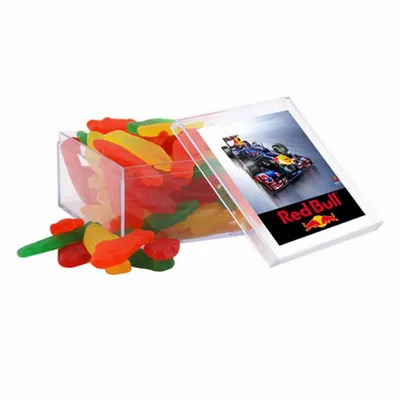 Acrylic Box with Swedish Fish - Large - Custom Phone Wallets Now