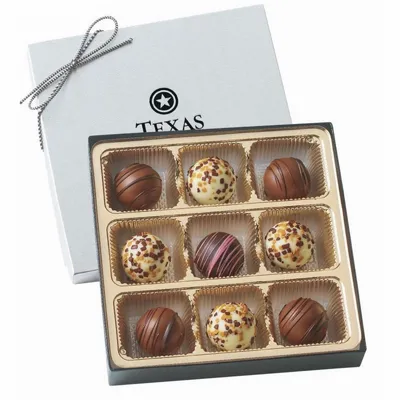 Truffle Gift Box with 9 Truffles - Custom Phone Wallets Now