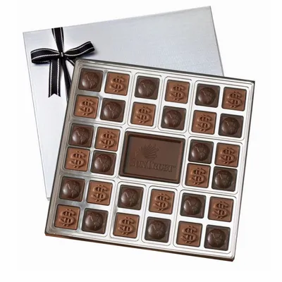 Custom Chocolate Squares Gift Box (3 lbs.) - Custom Phone Wallets Now