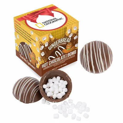 Hot Chocolate Bomb Gingerbread Flavor in Full Color Box - Custom Phone Wallets Now