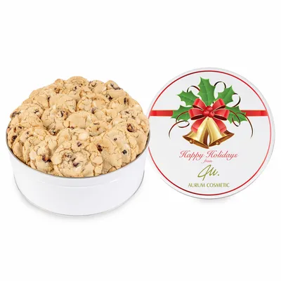 Fresh Beginnings Cranberry Cookie Tin (Large) - Custom Phone Wallets Now