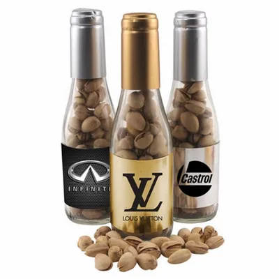 Champagne Bottle w/ Pistachios 8" - Custom Phone Wallets Now